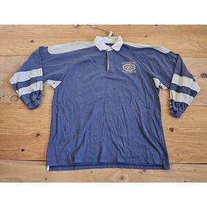 Dallas Cowboys Super Bowl XXX 30 Rugby Collared Shirt Logo Athletic Sz XL Blue